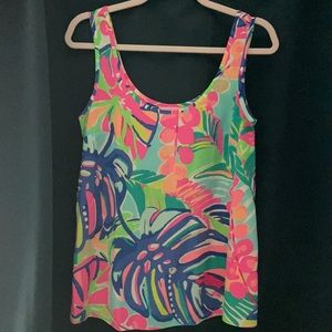 Lilly Pulitzer silk tank top